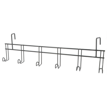 Porta briglie Hippotonic 6 posti, con ganci