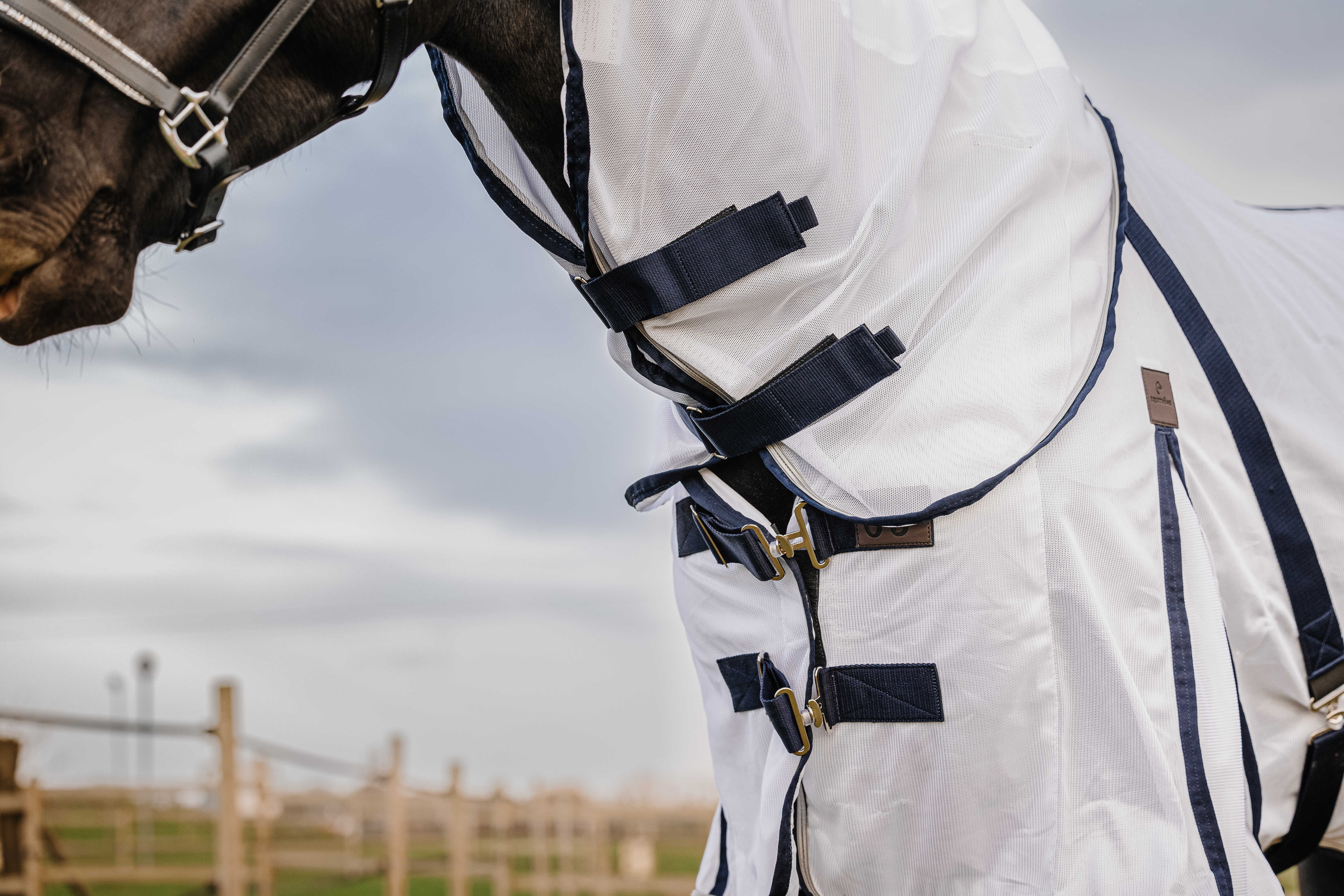 Camicia Equithème Mesh bianca Bianco