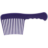 Pettine a denti grandi in PVC HIPPOTONIC - Soft - Viola