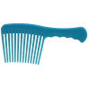 Pettine a denti grandi in PVC HIPPOTONIC - Soft - Turchese