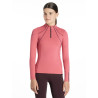 Maglia intima a rete Mia LeMieux Young Rider maniche lunghe - Mirtillo rosso