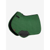 Tappetino LeMieux Reflective Suede Close Contact Square - Verde hunter