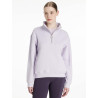 Maglione LeMieux con collo a quarto zip Keira donna - Lilla