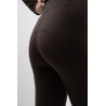 Leggings in pile Harcour Anaelle - Cacao