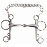 Morso Pelham pieno con branche medie a T di T