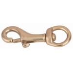 Moschettone a pompa con anello tondo T di T