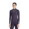 Maglia intima a rete Mia LeMieux Young Rider maniche lunghe - Ginepro