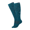 Calze da equitazione ELT Argyle - Blu petrolio