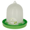 Abbeveratoio in plastica Kerbl Hobbyfarming - Bianco / verde