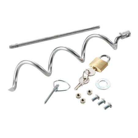 Kit antifurto per cassetta batteria in metallo Kerbl Hobbyfarming