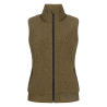 Gilet in pile ELT senza maniche Rotterdam donna - Verde kaki