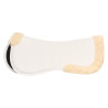 Ammortizzatore dorsale Imperial Riding in suede con pelliccia - Bianco