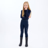 Leggings da equitazione Euro-Star Impress FullGrip per bambini - Marina