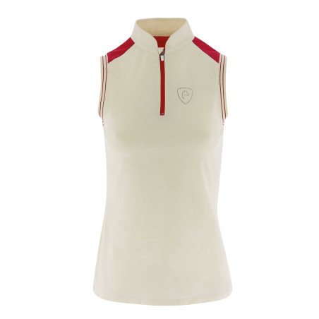 Polo Equithème jersey senza maniche