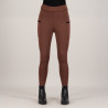 Leggings da equitazione da donna Imperial Riding Teddy FullGrip - Bronzo