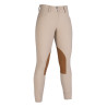 Pantaloni Hunter con rinforzi in Alos HKM - Naturale scuro