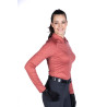 T-shirt funzionale HKM Rosewood Allover Print - Ruggine