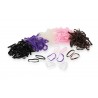 Elastici in silicone da appuntare Shires - Marrone