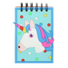 Quaderno degli appunti Equi-Kids Unicorno - Blu