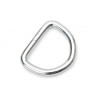Anello a D Shires - Argentato