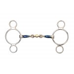 Filet a 2 anelli rame blu Shires