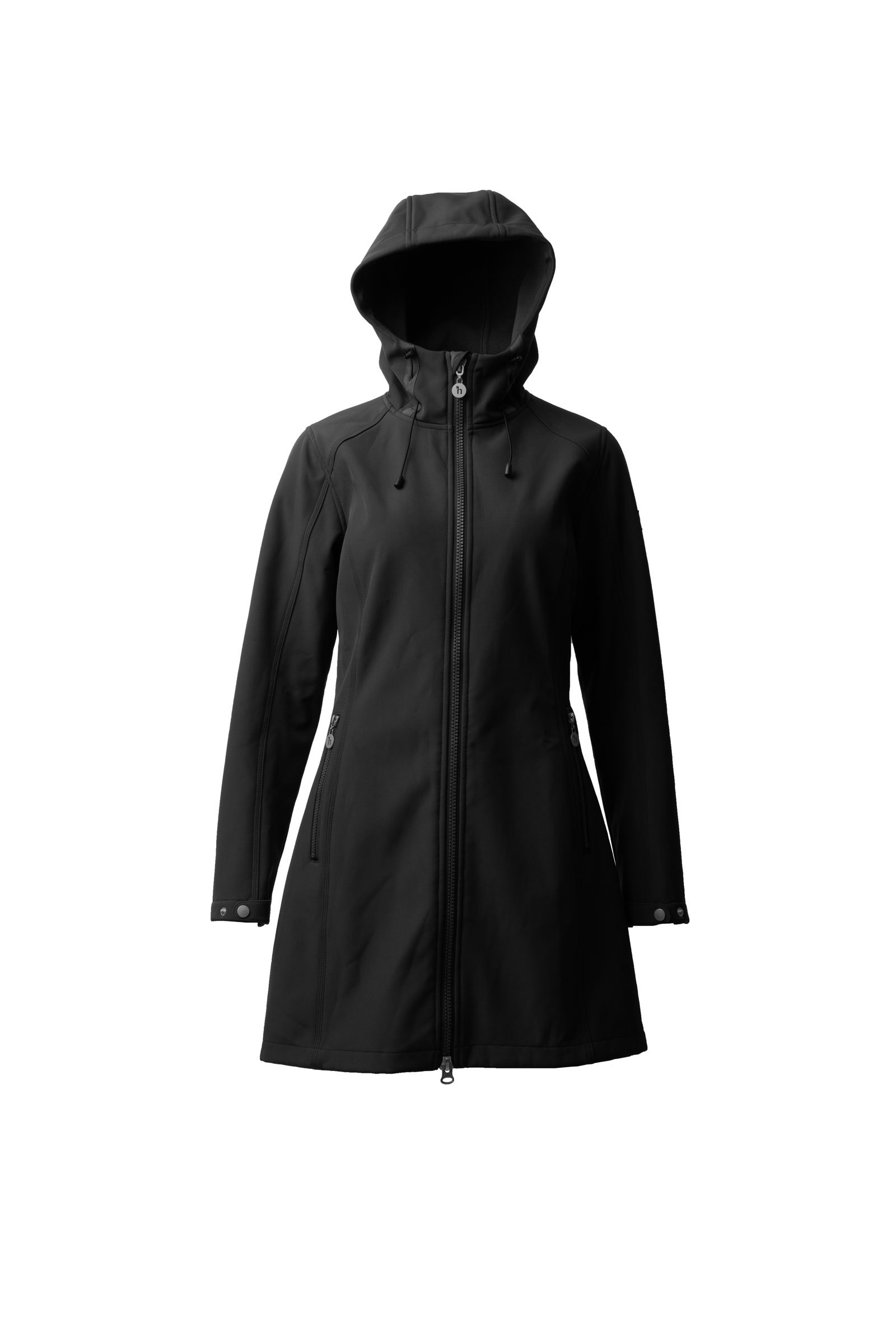 Giacca imbottita riscaldata lunga Jadine Horze inverno Notte delle olive / verde oliva Marrone