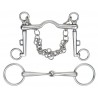 Set morso da filetto Shires - Acciaio inossidabile
