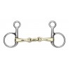 Mors Baucher a doppio snodo in ottone Shires - Ottone