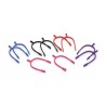 Speroni in plastica con punta tonda Shires - Rosso