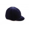 Copri casco in velluto Velveteen Shires - Blu navy