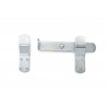 Serratura Kick per porta di box Shires - Metallo