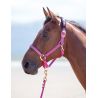 Cavezza in nylon Topaz Shires - Lampone
