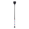 Frusta Dublin con manico arcobaleno - Nero