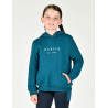 Felpa con cappuccio Dublin logo Lurex Lilah bambino - Blu legione / argento