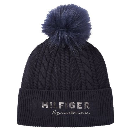 Cuffia con pompon Tommy Hilfiger Equestrian Perry
