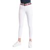 Pantaloni da competizione Tommy Hilfiger Equestrian Geneva donna grip al ginocchio - Bianco ottico
