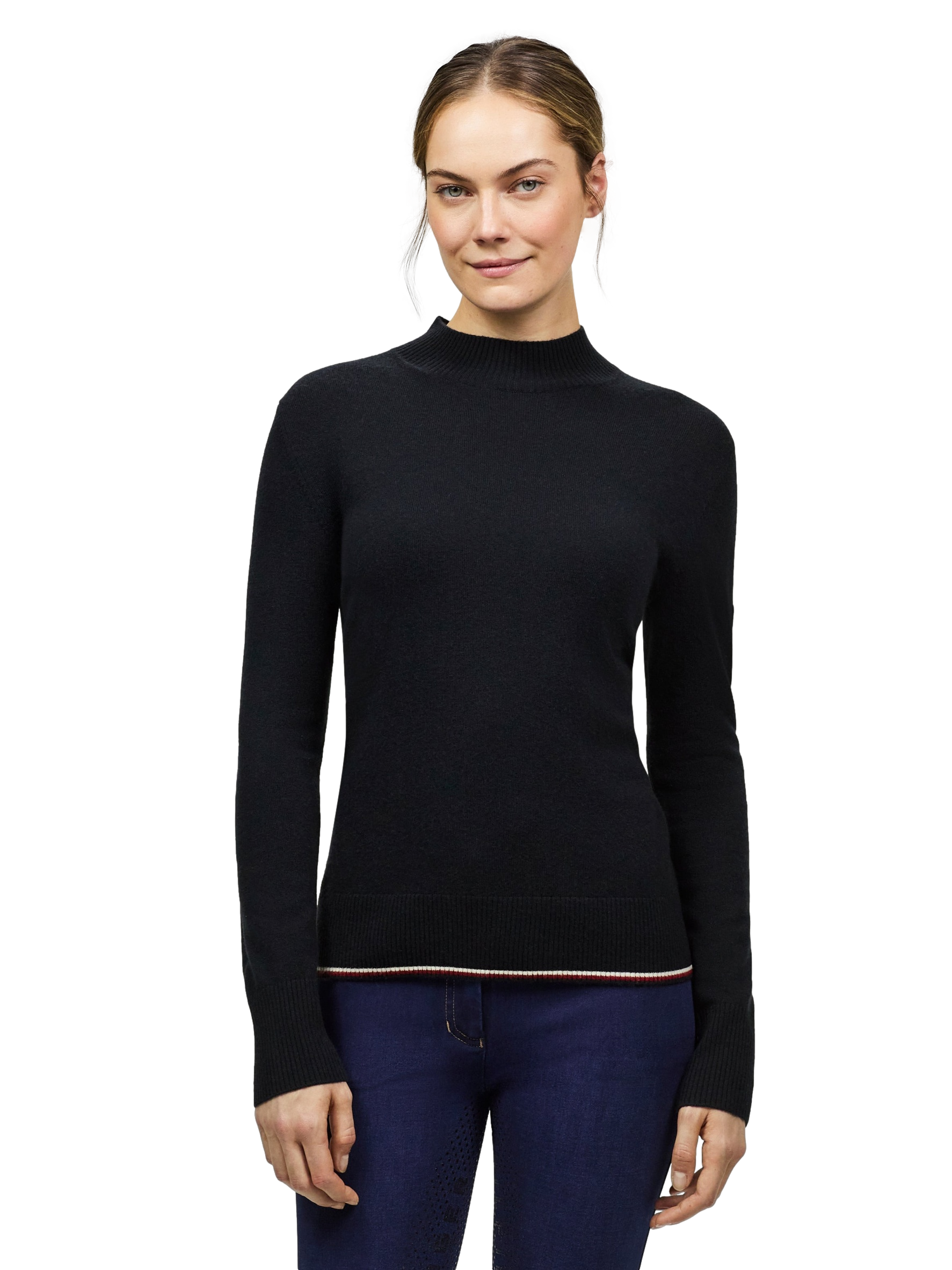 Maglione in cashmere Tommy Hilfiger Equestrian Ellery donna Cielo del deserto Blu