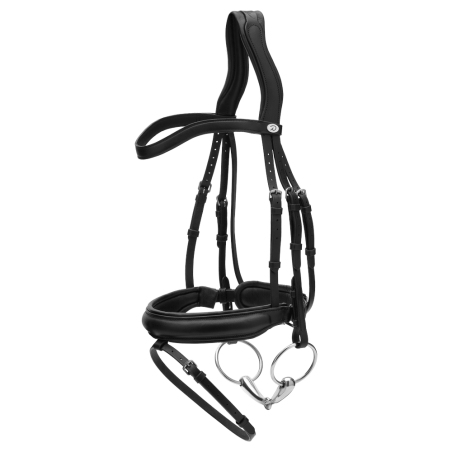 Briglia con capezzina media in morbida pelle Dy'on