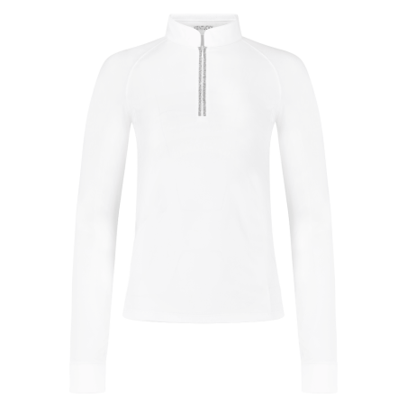 Camicia da concorso Kentucky Classic da donna con zip glitter a maniche lunghe