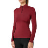 Maglia tecnica Equestrian Stockholm Air Breeze da donna - Bordeaux