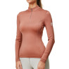 Maglia tecnica Equestrian Stockholm Air Breeze da donna - Corallo