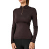 Maglia tecnica Equestrian Stockholm Air Breeze da donna - Marrone dorato