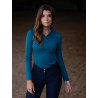Base layer Equestrian Stockholm Vision a maniche lunghe da donna - Blu aurora