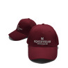 Cappellino Equestrian Stockholm - Bordeaux argento cotone