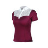 Polo da competizione Equestrian Stockholm Champion donna - Bordeaux