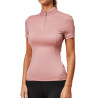 Polo UV Protection Equestrian Stockholm a maniche corte da donna - Rosa