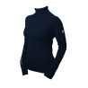 Maglione a collo alto lavorato a maglia Equestrian Stockholm da donna - Blu notte