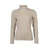 Maglia a maniche lunghe a collo alto Eva HKM - Beige