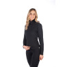 Maglia a maniche lunghe a collo alto Eva HKM - Nero