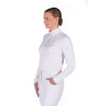 Polo da concorso Hunter a maniche lunghe HKM - Bianco